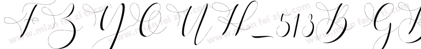 FZYOUH_513B GB1 4字体转换